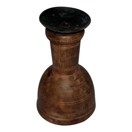 Hand Made Wooden Candle Stand-05